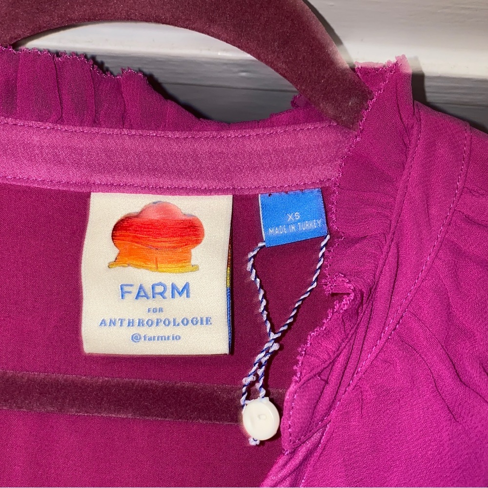 Farm Rio NWT (sold out on site) Culebra Ruffled Maxi Dress - Picture 5 of 5